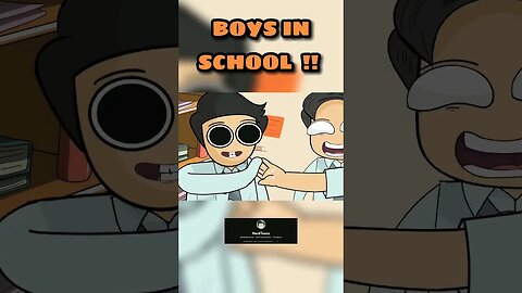 BOYS IN SCHOOL !! ||ft.@Hardtoonz22 #animation #shorts #funny @tiktok