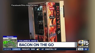 Bacon vending machine at Ohio State