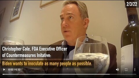 Project Veritas Exposes FDA Christopher Cole - Part 2