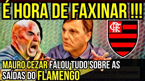 FAXINA GERAL!!! MAURO CEZAR FALA SOBRE AS RENOVAÇÕES NO FLAMENGO É TRETA!!! NOTÍCIAS DO FLAMENGO