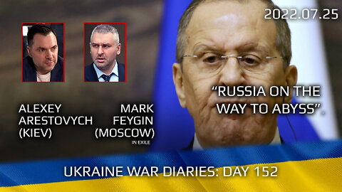 War Day 152: war diaries w/Advisor to Ukraine President, Intel Officer @Alexey Arestovych & #Feygin