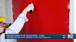 Searching for seasonal jobs