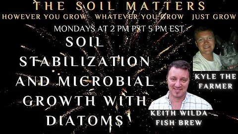 Soil Stabilization And Microbial Growth With Diatoms