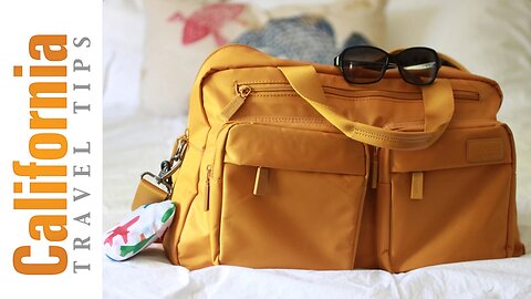 Weekender Bag - Packing Light for the Weekend | California Travel Tips