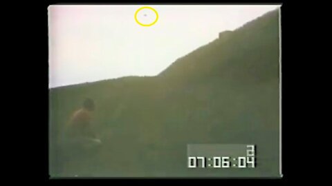 UFO - Billy Meier - UFO copy from 8mm projector, Sadelegg (1975)