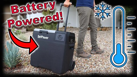 The ONLY Battery Powered Refrigerator - Setpower X50 Review - Is This The Best Camping Refrigerator?