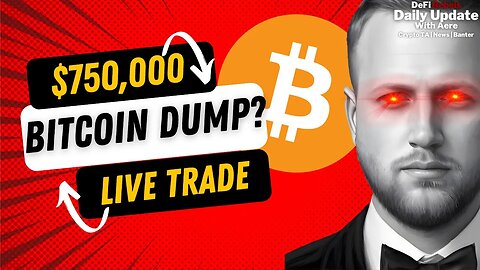 750k Live Trade | Bitcoin TA | Crypto Twitter And News Roundup