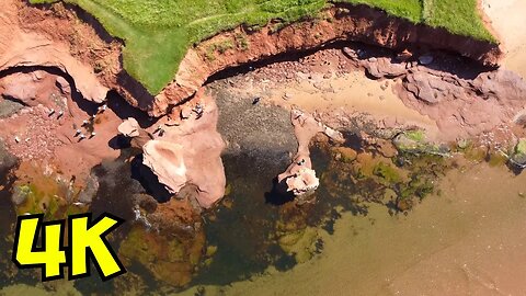 Teacup Rock Thunder Cove PEI 4K Drone (PRE-FIONA)