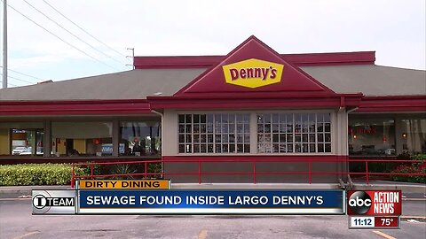 Sewage found inside Largo Denny's