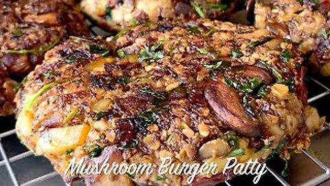 Recipe for Vegan Mushroom Burgers