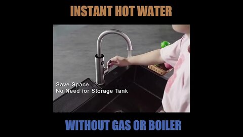 INSTANT HOW WATER WITH NO GAS OR BOILER - Smart Home Faucet