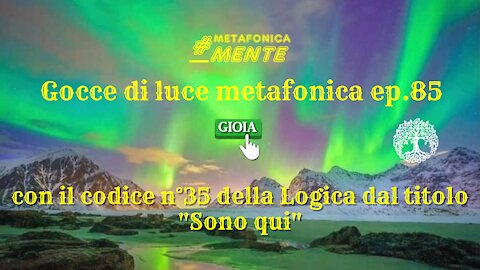 Gocce p.85| Codice 35: Sono qui| Sono certa che uno dei mess.vi strapperà una risata