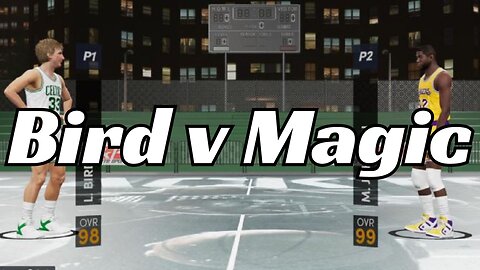 Legendary Matchup: Larry Bird Vs Magic Johnson Street Game (nba2k22) HDR Gameplay (PS5)