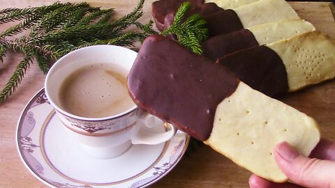 GIANT Shortbread cookies! Amazing Christmas dessert. EASY