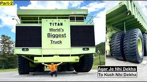 Dekh Ke Darr Lgta Hai . . 😮 | World's Largest Truck | How Big This Truck | Canada Trucking | B.C.