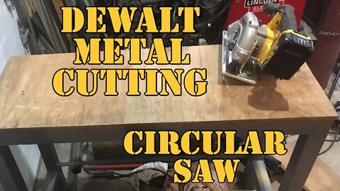 Dewalt Metal Cutting Circular Saw - Cutting Wood lol