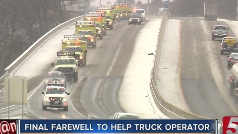 TDOT Says Farewell To Fallen Colleague