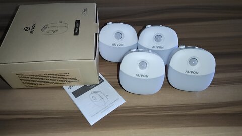 Auvon Plug-in LED Motion Sensor Night Light