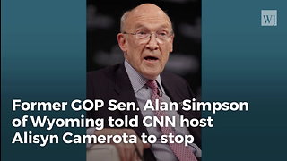 Alan Simpson Tells CNN’s Alisyn Camerota To Find A New Job