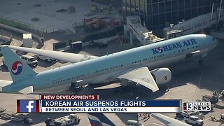 Korean Air suspending flights