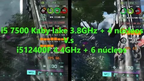 Battlefield 2042 - i5 7500 Kaby lake V.s i5 12400F - Comparativo.