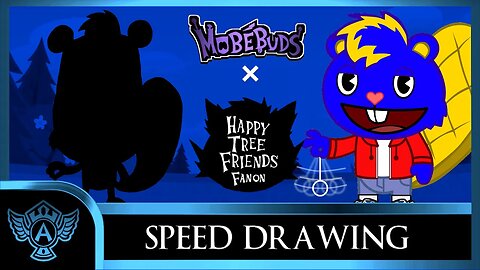 Speed Drawing: Happy Tree Friends Fanon - Dominic | Mobebuds Style