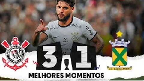 CORINTHIANS 3 X 1 SANTO ANDRÉ | MELHORES MOMENTOS | 12ª RODADA | FASE DE GRUPOS | PAULISTÃO 2023