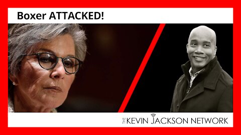 Barbara Boxer Attacked! - The Kevin Jackson Network