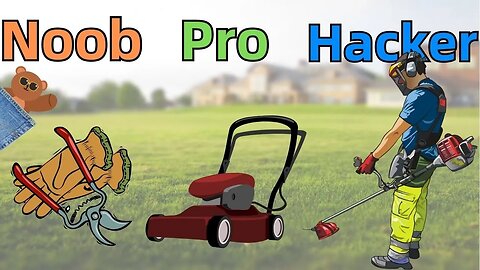 NOOB vs PRO vs HACKER - Strimmer Master | @PocketBear470