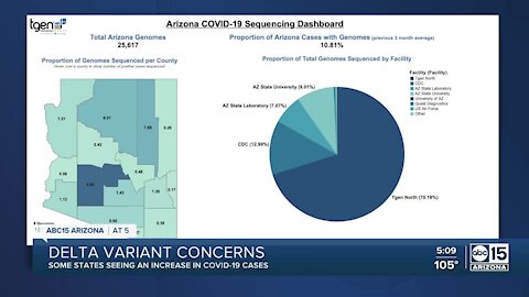 COVID-19 Delta variant on the rise in Arizona