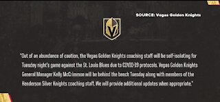 Vegas Golden Knights staff self-isolating 'out of abundance of caution'