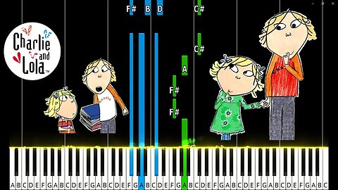 Charlie and Lola Theme Piano Tutorial. RE-UPLOAD