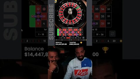 DRAKE & ROSHTEIN WINNING MILLIONS FROM ROULETTE #shorts