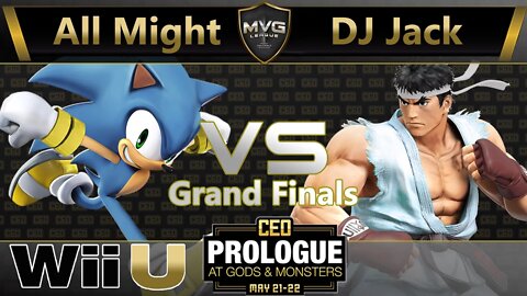 All Might (Sonic) vs. TGL|DJ Jack (Ryu) - Grand Finals - CEO Prologue