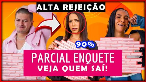 ENQUETE UOL BBB22 MOSTRA QUEM DEVE SER ELIMINADO COM REJEIÇÃO ENTRE ARTHUR AGUIAR, LARISSA E LINN!