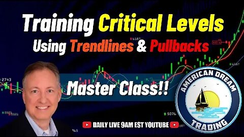 Master Class - Training Critical Levels, Utilizing Trendlines & Pullbacks In The Stock Market