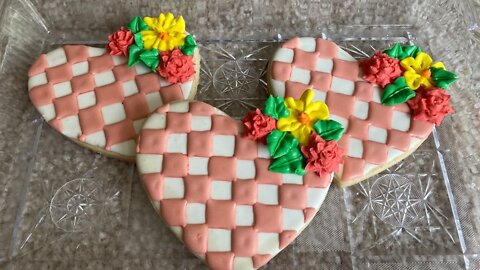 McKenzie Childs Inspired Heart Cookies