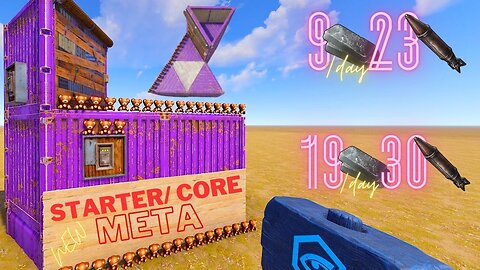 ACTUAL META Starter & Main Base Core - Rust build tutorial