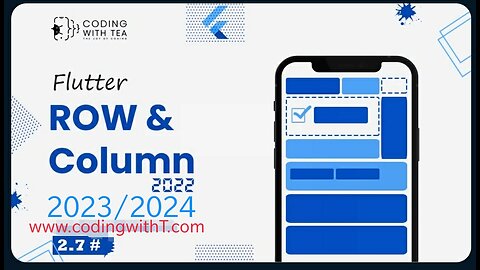 2.7 - Flutter Row, Column, and Expanded Widget in Flutter 2024/2025