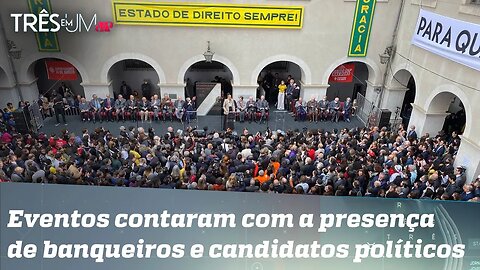 Manifestos pela democracia são lidos publicamente na USP e na Fiesp