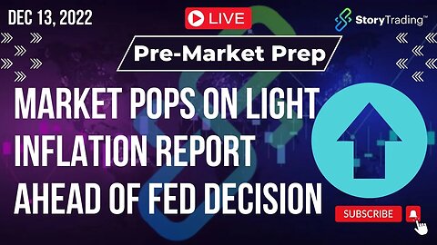 12/13/22 PreMarket Prep: Market Pops on Light Inflation Report Ahead of Fed Decision