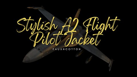 A2 FLIGHT || COCKPIT || PILOT JACKET