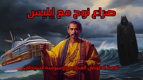 "صراع نوح مع إبليس: قصة الطوفان العظيم ووسوسة الشيطان"