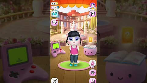 😂😁 Angela Is Too Tired #498 | My Talking Angela 2 | #shorts #funwithangela 🤣😂