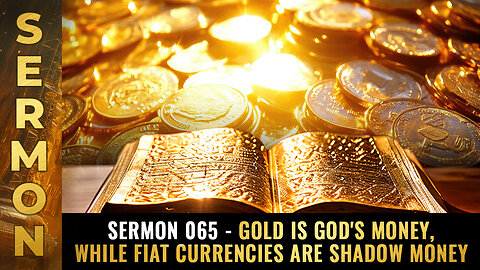 Sermon #065 - GOLD is God's money, while fiat CURRENCIES are SHADOW money