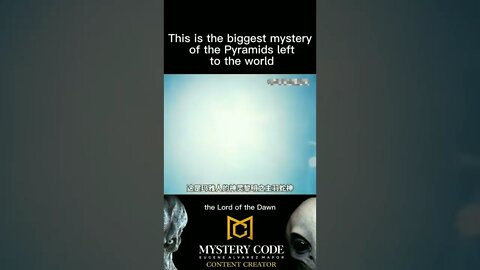 Mysterious Pyramid left to the rest of the World