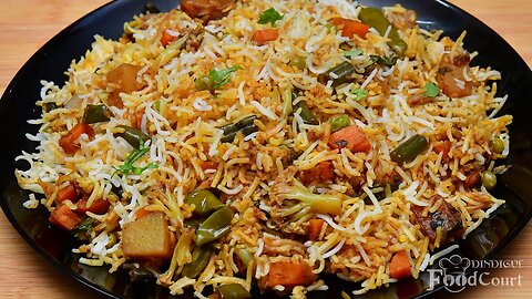 veg biryani recipi,resturant style veg pulao