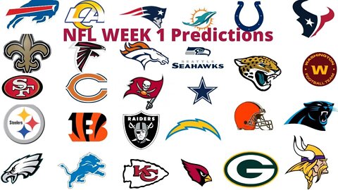 Packers, Bills, Ravens will shine. Week 1 NFL Predictions!!!