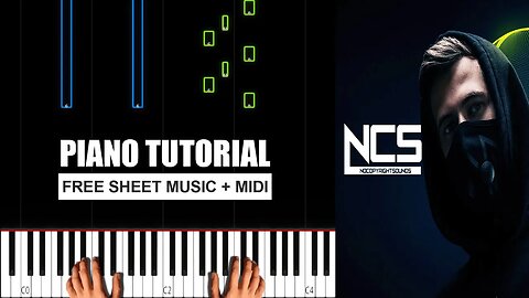 Alan Walker - Dreamer [NCS Release] - (HARD) Piano Tutorial