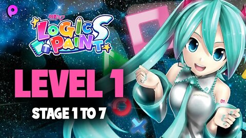 Hatsune Miku Logic Paint S / Stage 1 to 7 - Level 1